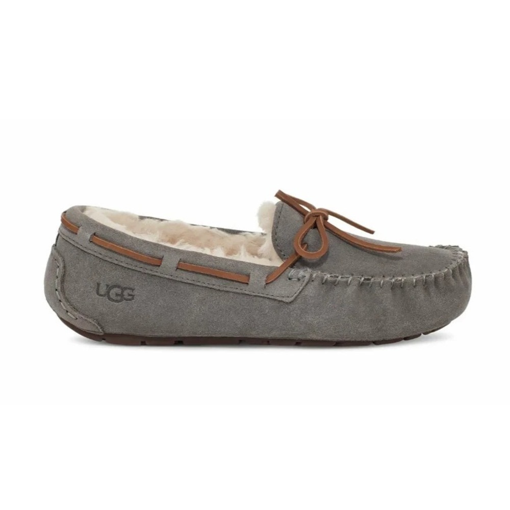 UGG® (Women's 5) Dakota™ Shearling‎ Lined Slipper in Pewter - $110